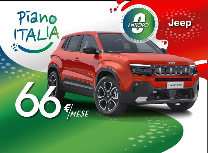 Jeep Avenger full-electric Longitude fwd 156cv auto nuova a Triggiano