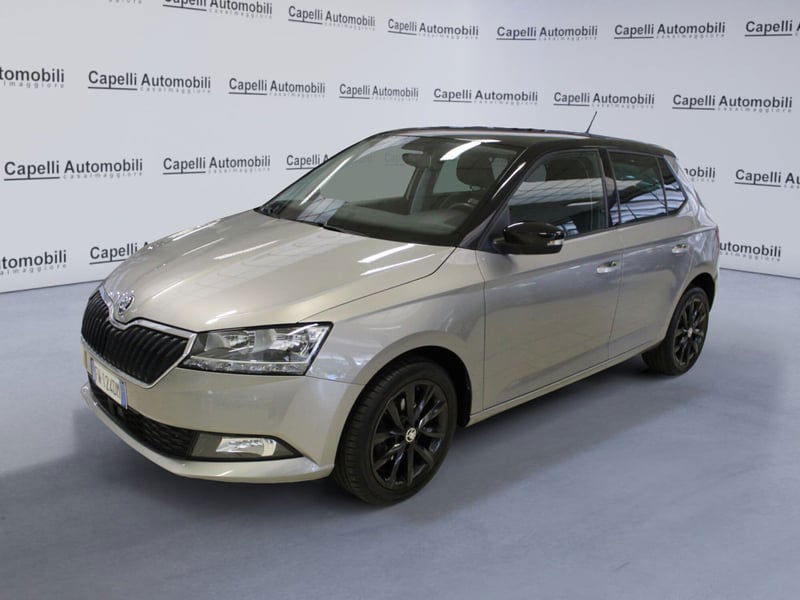 Skoda Fabia 1.0 MPI 75 CV Twin Color Design Edition Argento del 2019 usata a Casalmaggiore