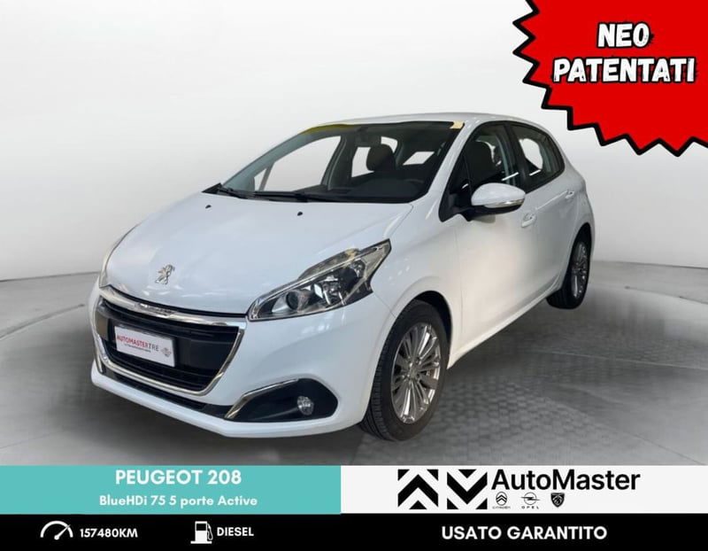 Peugeot 208 75 5 porte Active del 2016 usata a Ferrara