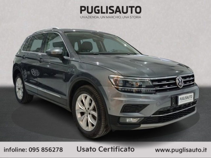 Volkswagen Tiguan 2.0 TDI 190 CV SCR DSG 4MOTION Advanced BMT del 2017 usata a Belpasso