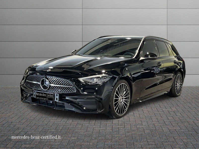 Mercedes-Benz Classe C Station Wagon 220 d mhev AMG Line Advanced Plus 4matic 197cv auto del 2024 usata a Rimini