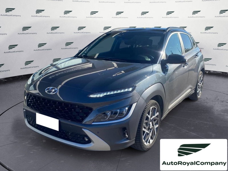 Hyundai Kona HEV 1.6 DCT XLine del 2021 usata a Roma