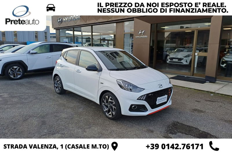 Hyundai i10 1.0 T-GDI N Line del 2021 usata a Casale Monferrato