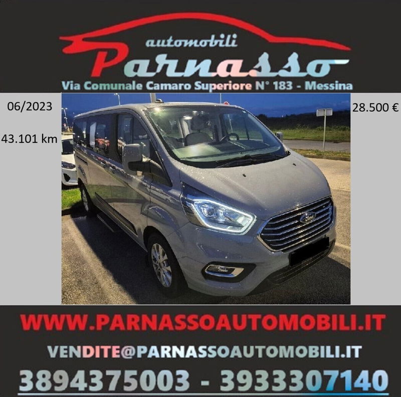 Ford Tourneo Custom tourneo custom V710 320 2.0 ecoblue 150cv Titanium X L2H1 del 2023 usata a Messina