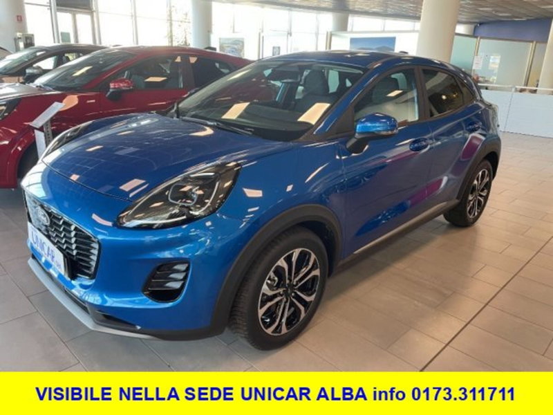 Ford Puma 1.0 EcoBoost Hybrid 125 CV S&S aut. Titanium Design nuova a Alba