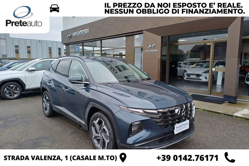 Hyundai Tucson 1.6 hev Exellence 2wd auto del 2022 usata a Casale Monferrato