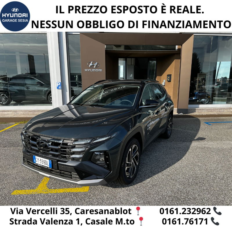 Hyundai Tucson 1.6 phev Exellence 4wd auto nuova a Caresanablot