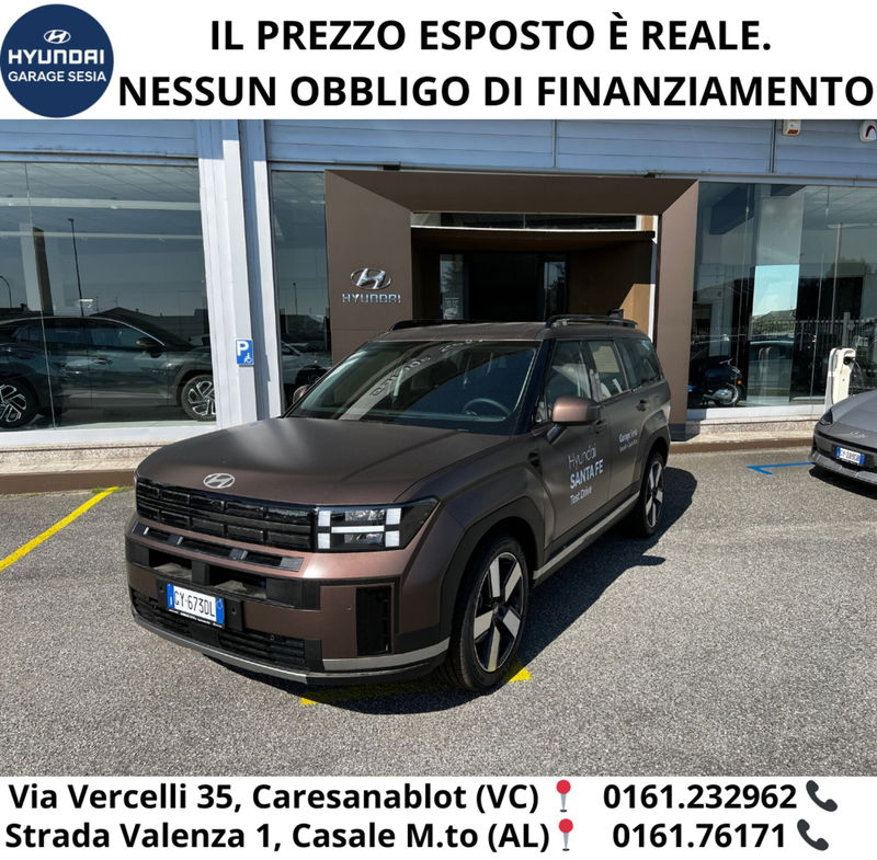 Hyundai Santa Fe 1.6 t-gdi phev Business 4wd at 7p.ti nuova a Caresanablot