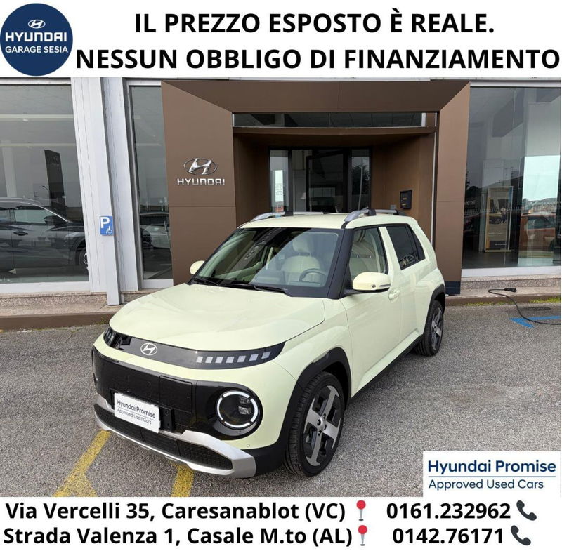 Hyundai Inster 49kWh XClass Tech Pack del 2025 usata a Caresanablot