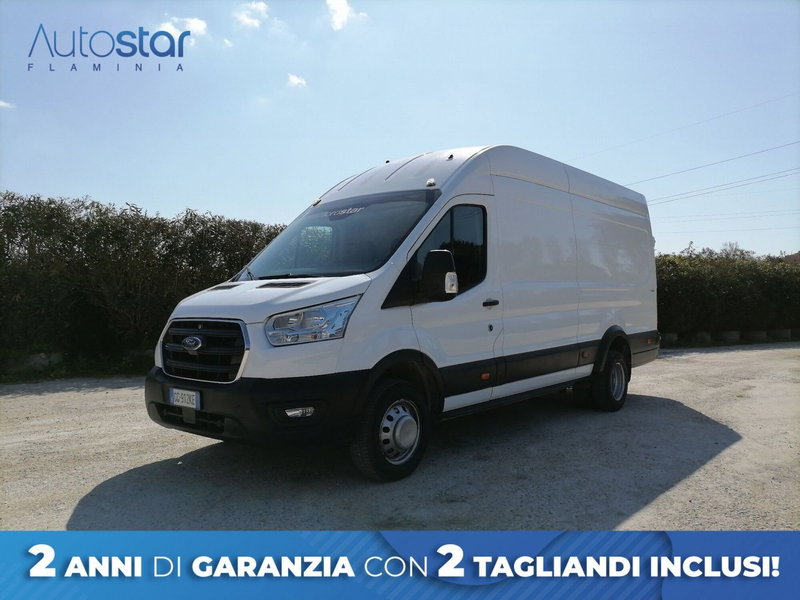 Ford Transit Furgone transit 350 tr.post. 2.0 tdci MHEV 170cv jumbo d.cab. trend L4H3 E6.2 del 2021 usata a Roma