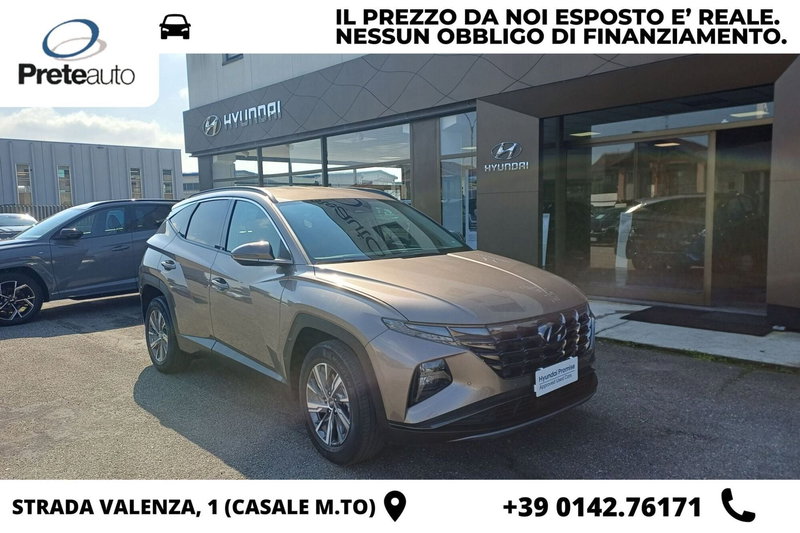 Hyundai Tucson 1.6 hev Xline 2wd auto del 2023 usata a Casale Monferrato