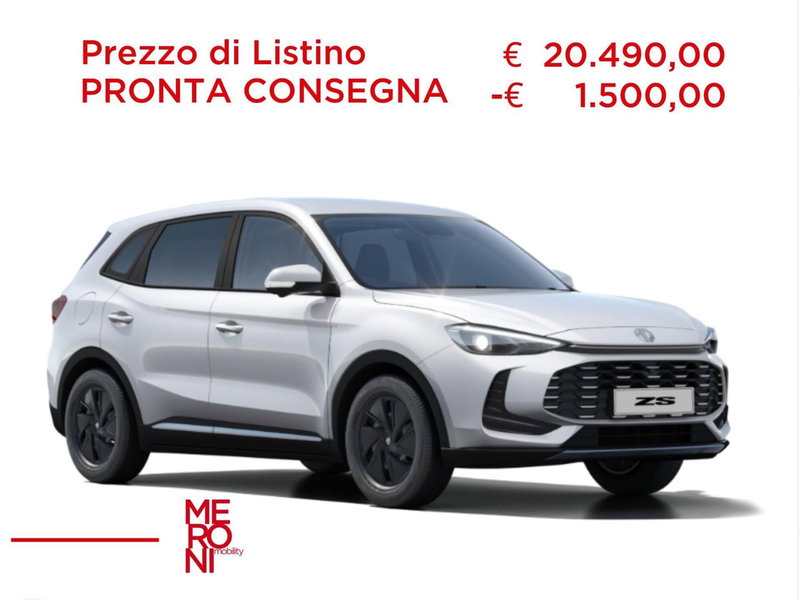 Mg ZS 1.5 Standard nuova a Seregno