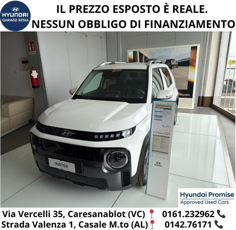 Hyundai Inster Cross 49kWh nuova a Caresanablot