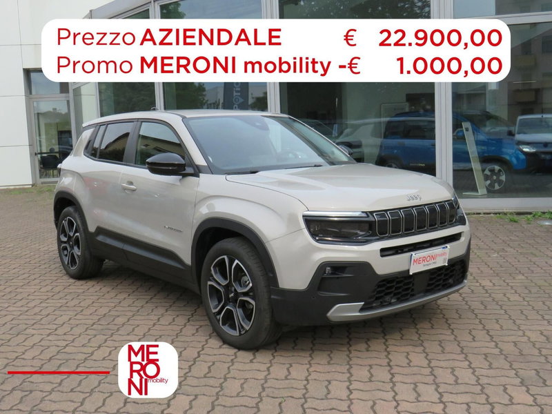 Jeep Avenger 1.2 turbo Summit fwd 100cv del 2025 usata a Seregno
