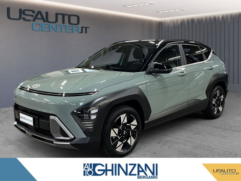 Hyundai Kona 1.6 gdi hev X Line Tech Pack 2wd dct del 2023 usata a Bergamo