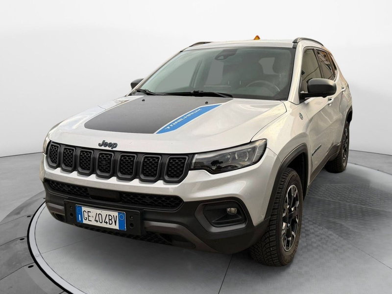 Jeep Compass 1.3 T4 240CV PHEV AT6 4xe Trailhawk del 2021 usata a Salerno