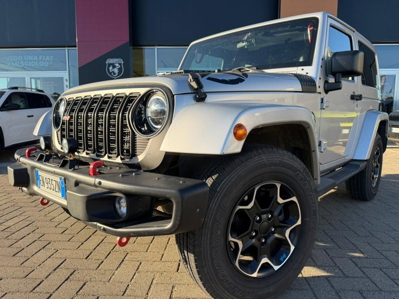 Jeep Wrangler Unlimited 2.8 CRD DPF Rubicon 10th Anniversary Auto del 2013 usata a Alessandria