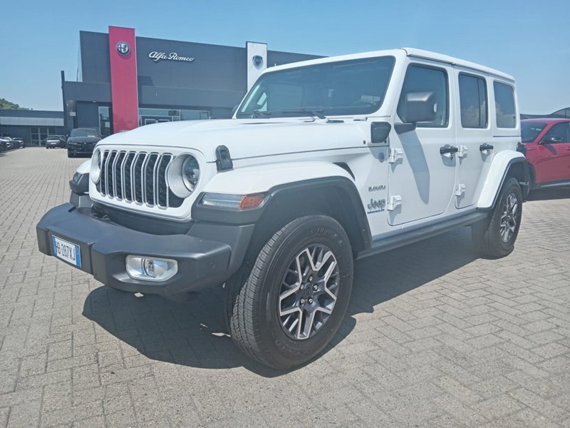 Jeep Wrangler Unlimited 2.0 atx phev Sahara 4xe auto nuova a Alessandria