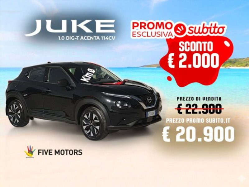 Nissan Juke 1.0 dig-t Acenta 114cv nuova a Taranto