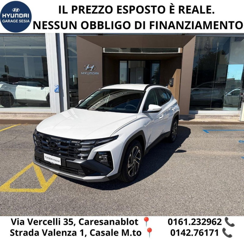Hyundai Tucson 1.6 hev Exellence 2wd 239cv auto nuova a Caresanablot