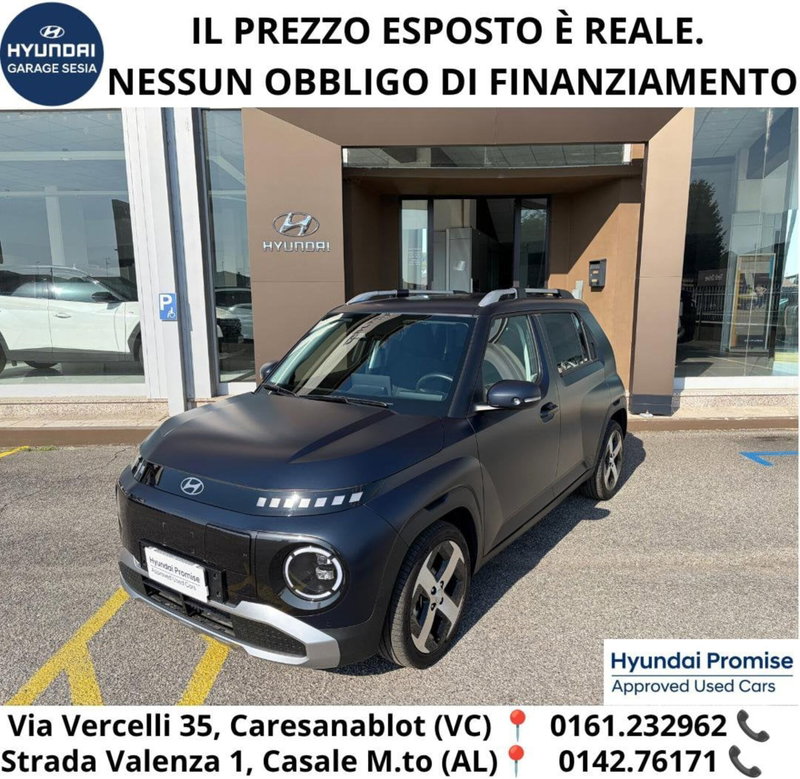 Hyundai Inster 49kWh XClass Tech Pack del 2025 usata a Caresanablot