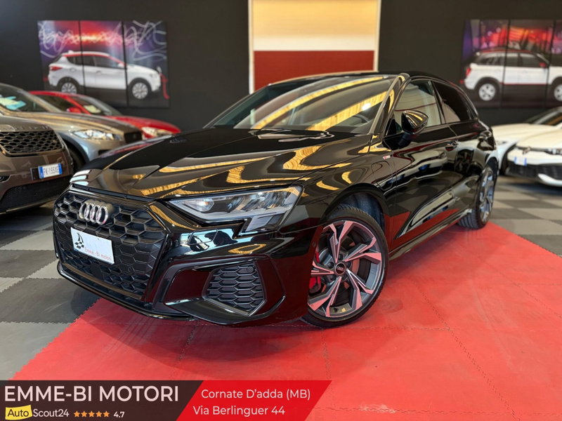 Audi A3 Sportback 45 TFSI e S tronic S line edition del 2022 usata a Cornate d'Adda