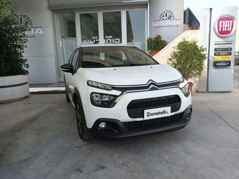 Citroen C3 BlueHDi 100 S&S Feel Pack del 2022 usata a Triggiano