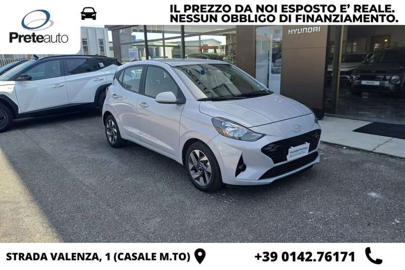 Hyundai i10 1.0 mpi Connectline 63cv del 2025 usata a Casale Monferrato