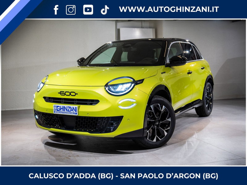 Fiat 600 1.2 hybrid Sport Edizione Milano Cortina 2026 145cv auto nuova a San Paolo d'Argon
