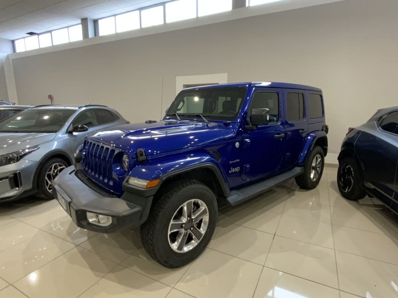 Jeep Wrangler 2.2 Mjt II Sahara del 2020 usata a Caresanablot